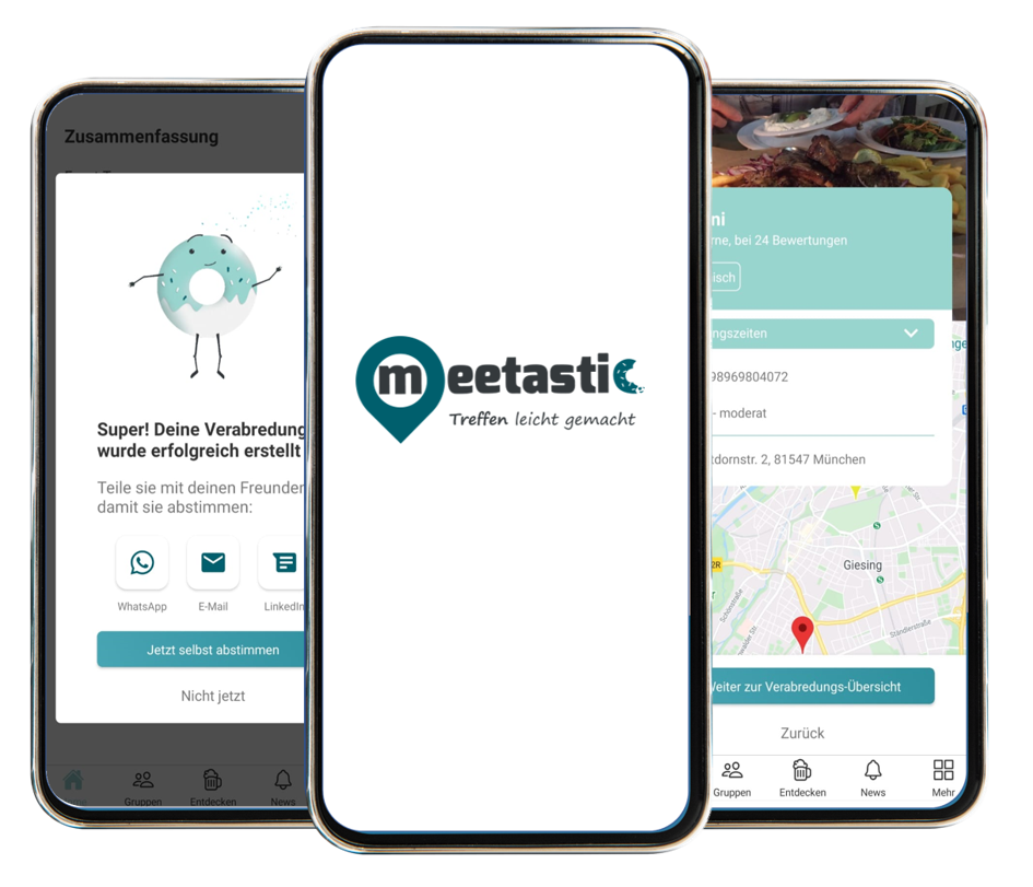 Beta-Test der meetastic App